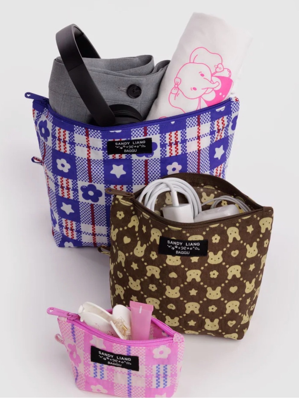 BAGGU x SANDY LIANG Go Pouch Set NWT - Sold Out Online